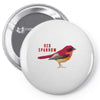 Red Sparrow Pin-back button