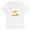 I'm a june woman I was born with my heart V-Neck Tee
