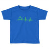 morning coffee heatbeat ekg Toddler T-shirt