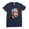 boy had Ladies Fitted T-Shirt
