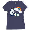 rainbow Ladies Fitted T-Shirt