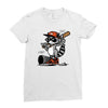 oh no Ladies Fitted T-Shirt