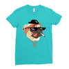 pug life Ladies Fitted T-Shirt