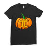 pumpkin pi Ladies Fitted T-Shirt
