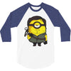 minion jaune 3/4 Sleeve Shirt