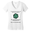 natural 1   orc Women's V-Neck T-Shirt