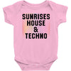 Sunrises House &amp; Techno Baby Bodysuit
