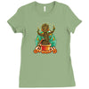 groovy groot Ladies Fitted T-Shirt