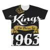kings are born in 1963 All Over Men's T-shirt