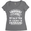 There Aren't  Many Things I Love More Than Fishing Women's Triblend Scoop T-shirt