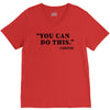 you can do this coffee V-Neck Tee