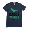 Daddysaurus Ladies Fitted T-Shirt