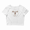 vitruvian robot Crop Top