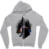 Mononoke Hime Siluet Zipper Hoodie