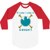 IT'S NEVER A CRIME TO EXIST Franky  One Piece 3/4 Sleeve Shirt