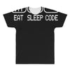 eat sleep code All Over Men's T-shirt