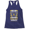 Never Underestimate the Strength of a Sarcoma Cancer Warrior Racerback Tank