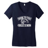 born to fish Women's V-Neck T-Shirt