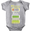 mommy low battery low energy Baby Onesie