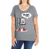 nes game   blow me! Ladies Curvy T-Shirt