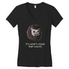it's what's inside that counts Women's V-Neck T-Shirt