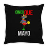 cinco que mayo Throw Pillow