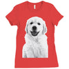 pocket puppy Ladies Fitted T-Shirt