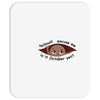 October Peeking Out Baby Boy Mousepad