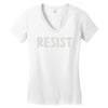 resist (2) Women's V-Neck T-Shirt