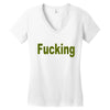 fucking Women's V-Neck T-Shirt