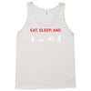 eat, sleep &amp; train triathlon sports, gym, athletic Tank Top