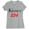 kisses Ladies Fitted T-Shirt