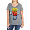 saiyan fries Ladies Curvy T-Shirt