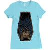 bat music Ladies Fitted T-Shirt