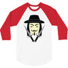 v for vendetta 3/4 Sleeve Shirt