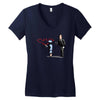 banksy bat Women's V-Neck T-Shirt