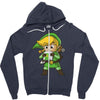 blowing bits Zipper Hoodie