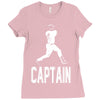captain pinstripes Ladies Fitted T-Shirt