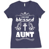 I Am One Blessed Aunt Ladies Fitted T-Shirt