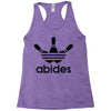 the dude abides Racerback Tank