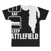 eat sleep battlefield 4, funny All Over Men's T-shirt
