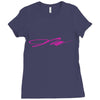jake paul signature pink Ladies Fitted T-Shirt