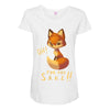 oh, for fox sake Maternity Scoop Neck T-shirt