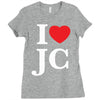 i love jesus christ Ladies Fitted T-Shirt