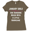 January Girls Ladies Fitted T-Shirt