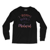l homme parfait est motard Long Sleeve Shirts