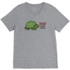normal ass turtle V-Neck Tee