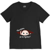 August Peeking Out Baby Boy in Spanish V-Neck Tee
