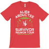 alien abductee survivor tour ufo nerd geek comic funny T-Shirt