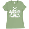 hurt my dog and find out Ladies Fitted T-Shirt